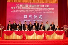 中泰经贸合做论坛暨第三届链博会推介会正在泰